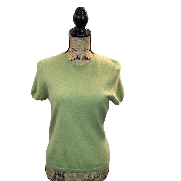 Vertical Design Cashmere Sweater Womens Large - Picture 7 of 7